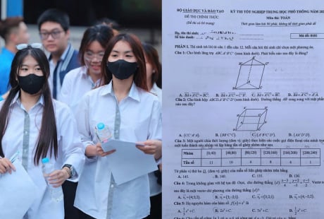 Đáp án đề Toán thi tốt nghiệp THPT năm 2025 các mã đề
