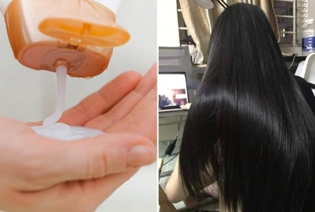 Kết hợp dầu gội với thứ này làm tóc đen bóng, tóc con đua nhau mọc