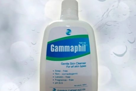 Thu hồi lô sữa rửa mặt Gammaphil 125ml do chứa chất không có trong công bố