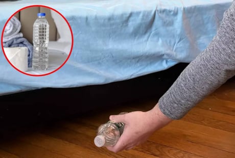 Tại sao khi nhận phòng khách sạn, nên ném ngay một chai nước vào gầm giường?