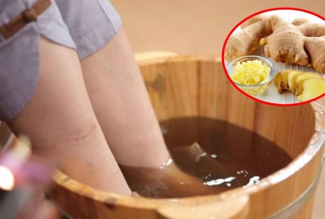 Ngâm chân bằng nước muối gừng ấm trước khi ngủ, cơ thể có 6 thay đổi bất ngờ
