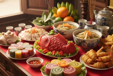 Mâm cỗ cúng ông Công ông Táo: Gợi ý thêm món mới đẹp mắt, vẫn giữ trọn hương vị truyền thống