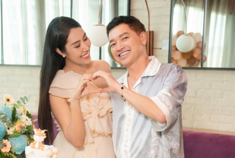 Nghệ sĩ Quang Minh không đón Tết cùng vợ kém 37 tuổi và con trai