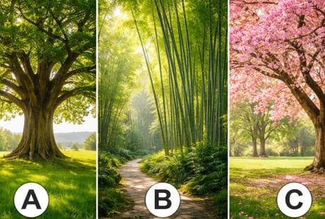 Quiz: Chọn 1 cái cây bạn thấy ấn tượng nhất  có thể tết lộ khả năng làm giàu và điều cần thay đổi
