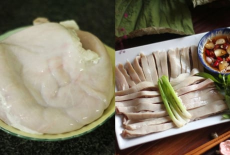 Mẹo luộc dạ dày trắng giòn, không dai, không hôi