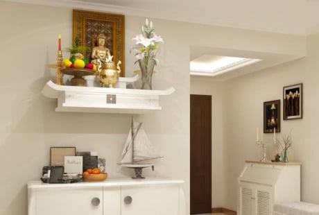 Vì sao không nên dùng bàn thờ màu trắng?