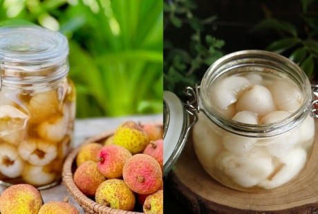 Cách làm vải ngâm đường phèn, để cả năm vẫn thơm ngon, không sợ lên men