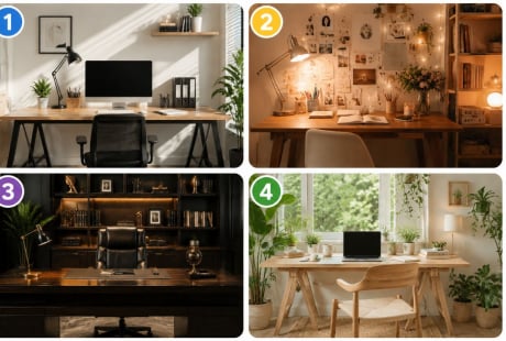 Quiz: Chọn 1 chiếc bàn làm việc để xem bạn đang mạnh lý trí hay giàu cảm xúc và cần thay đổi gì?