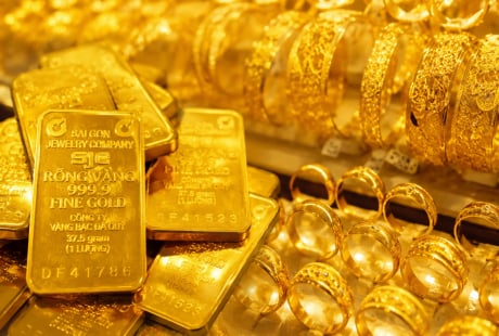 Bảng giá vàng 9999 24K 18K SJC DOJI PNJ hôm nay 8/6/2026