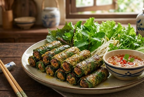 Muốn lá lốt không bị thâm đen khi rán, nhớ làm thêm bước này trước khi cuốn chả