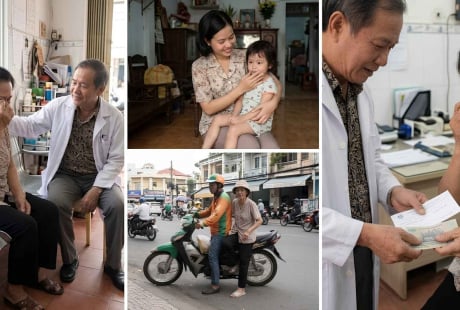 Người ôm cháu giữa động đất, người bật khóc vì không đủ tiền chữa bệnh