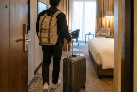 Đừng đặt vali ở vị trí này trong khách sạn: Nhiều người vẫn hay làm sai mà không biết