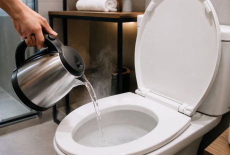 Tại sao khi nhận phòng khách sạn nên đun một ấm nước sôi đổ vào bồn cầu? Lý do bất ngờ