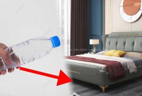 Vì sao khi qua đêm trong khách sạn người ta thường lấy chai nước lăn xuống gầm giường?