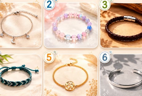 Chọn một chiếc vòng tay bạn thích nhất: Có thể mách bảo con đường làm giàu phù hợp với bạn