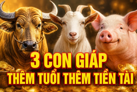 Tích phúc đức về già: 3 con giáp thêm tuổi thêm Tiền Tài