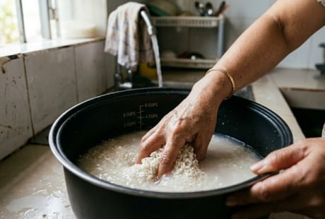 Tại sao nên vo gạo 2 lần trước khi nấu?