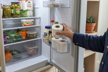 Tại sao nên đặt 1 cuộn giấy vệ sinh vào tủ lạnh?
