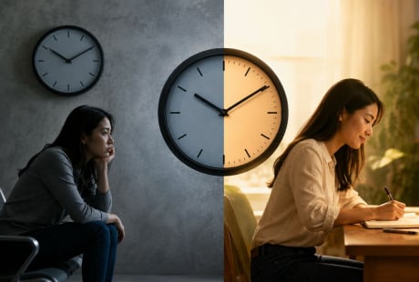 Vì sao khi chờ đợi 5 phút lại thấy lâu hơn 5 phút đang bận?