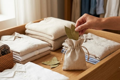 Vì sao nhiều gia đình để vài chiếc lá nguyệt quế trong tủ quần áo? Công dụng khiến nhiều người thích thú
