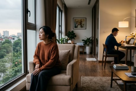 Nhiều ông chồng chỉ hiểu giá trị của vợ khi cô ấy chọn im lặng