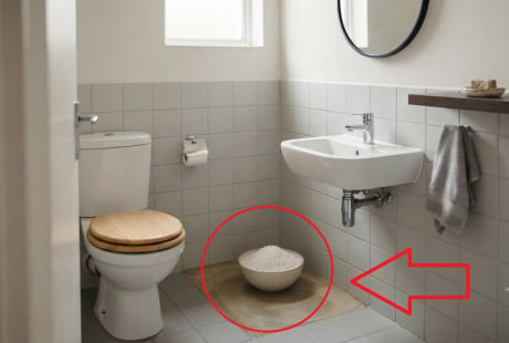 Vì sao nên đặt 1 bát muối trắng trong nhà vệ sinh?