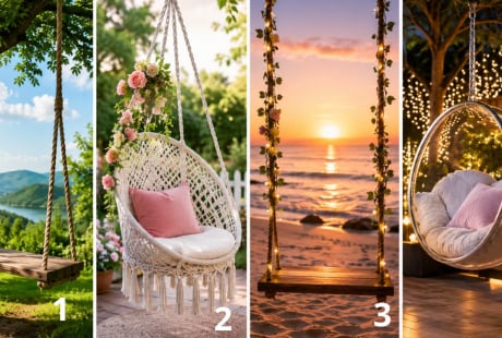 Hãy chọn chiếc xích đu bạn muốn ngồi nhất