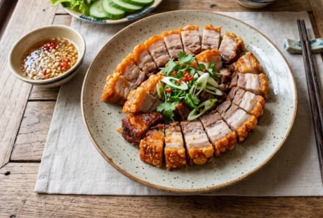 Mẹo làm heo quay giòn bì: 2 bước quan trọng giúp bì nổ giòn, vàng ruộm