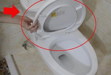 Nên đóng hay mở nắp bồn cầu sau khi đi vệ sinh?