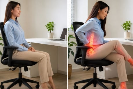 Thường xuyên ngồi vắt chéo chân có ảnh hưởng gì?