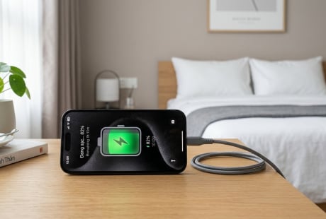 Sạc điện thoại qua đêm có làm chai pin? 7 cách sạc an toàn giúp pin bền hơn