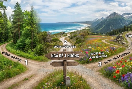 Trắc nghiệm: Chọn 1 con đường bạn muốn thử thách bản thân nhất