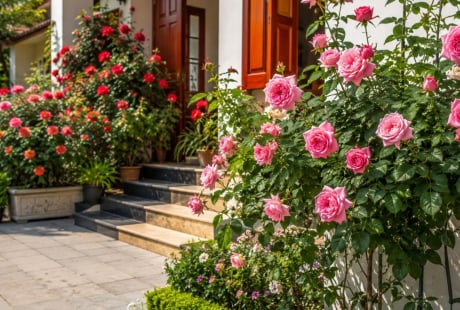 Trồng hoa hồng trước nhà, chú ý điều này cây sẽ nhiều hoa nở quanh năm mà không phải hối tiếc