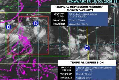 3 áp thấp nhiệt đới cùng hình thành quanh Biển Đông, mưa lớn có thể kéo dài nhiều ngày