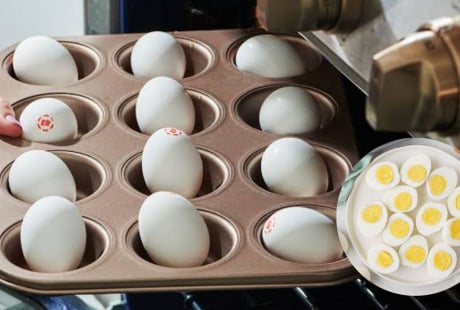 Mẹo luộc trứng không cần nước