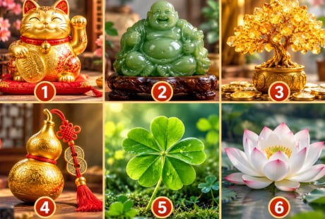 Chọn 1 biểu tượng may mắn để xem vận khí xung quanh bạn đang ra sao