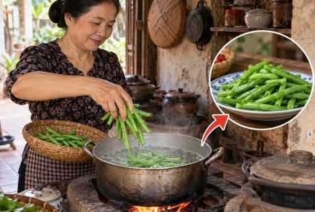 Luộc đỗ nên để cả quả dài hay bẻ ngắn từng khúc?