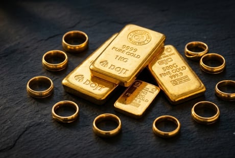 Bảng giá vàng 9999 24K 18K SJC DOJI PNJ hôm nay 9/10/2026