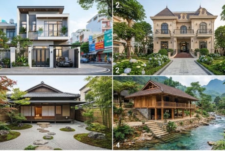 Chọn 1 ngôi nhà bạn thích nhất sẽ nói lên tương lai bạn giàu có cỡ nào?