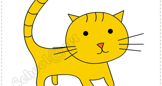 Cách vẽ con mèo cực kì đáng yêu