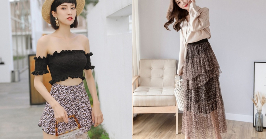 Chân váy da báo xu hướng thời thượng, tôn dáng 2019 nàng ...