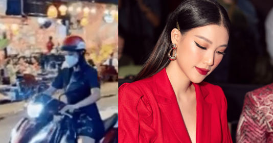thumbnail - "Team qua đường" bắt gặp Hoàng Oanh tự lái xe máy rời sự kiện, hình ảnh giản dị gây chú ý