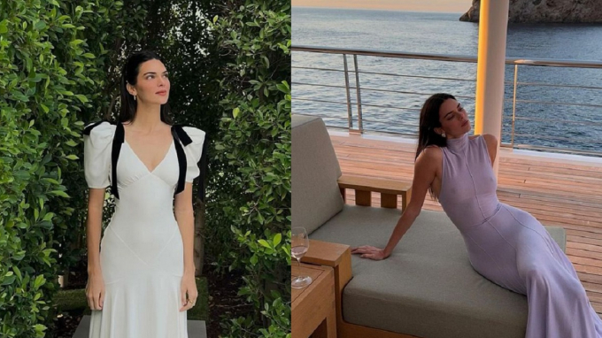 Siêu mẫu Kendall Jenner xinh đẹp tựa nàng công chúa mỗi khi khoác lên mình váy trắng điệu đà