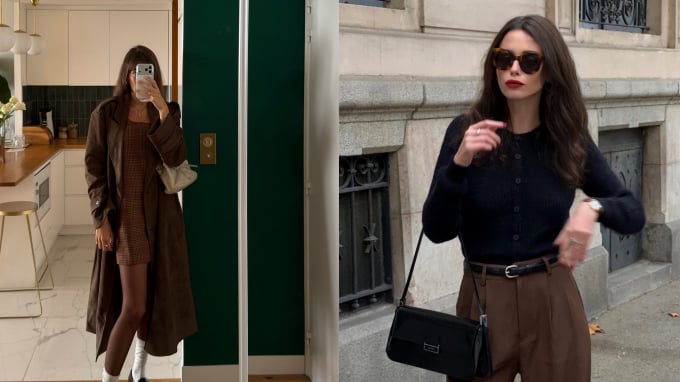 Cách diện trang phục màu nâu sang trọng, nhưng không hề 