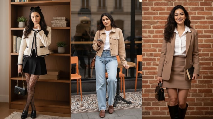 Vì sao phụ nữ nên ưu tiên áo khoác ngắn? Bí quyết “trẻ – gọn – sang” chỉ trong một món đồ