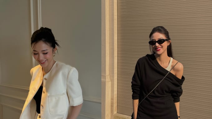 Salim chăm diện trang phục màu trung tính, nàng nào cũng có thể tham khảo