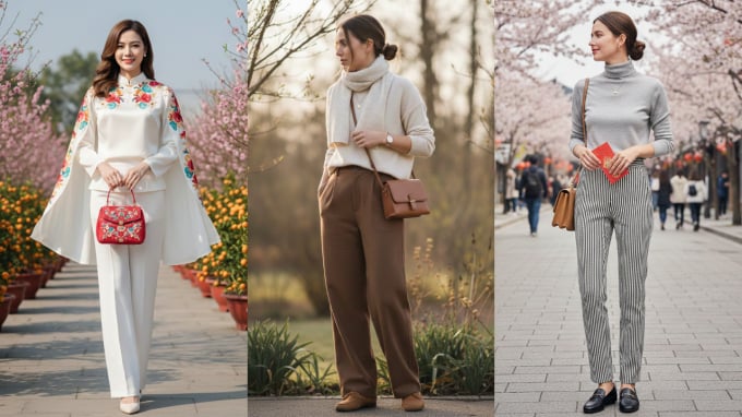 Không cần váy vóc cầu kỳ, 4 kiểu quần dài mặc Tết giúp dáng gọn và trẻ hơn rõ rệt