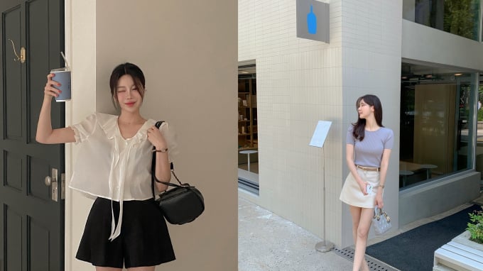 5 kiểu áo hoàn hảo khi phối cùng quần short và chân váy ngắn mùa hè