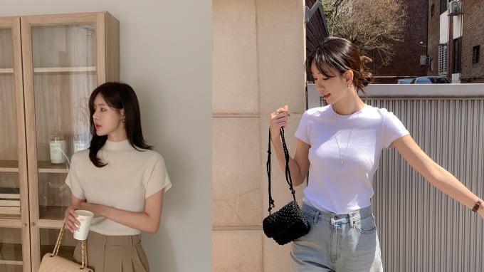 5 cách phối áo thun theo phong cách tối giản, mát mẻ mà vẫn thanh lịch