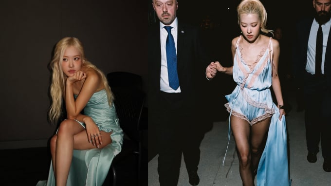 Rosé và loạt công thức diện đồ lụa khiến xu hướng này “hot” trở lại